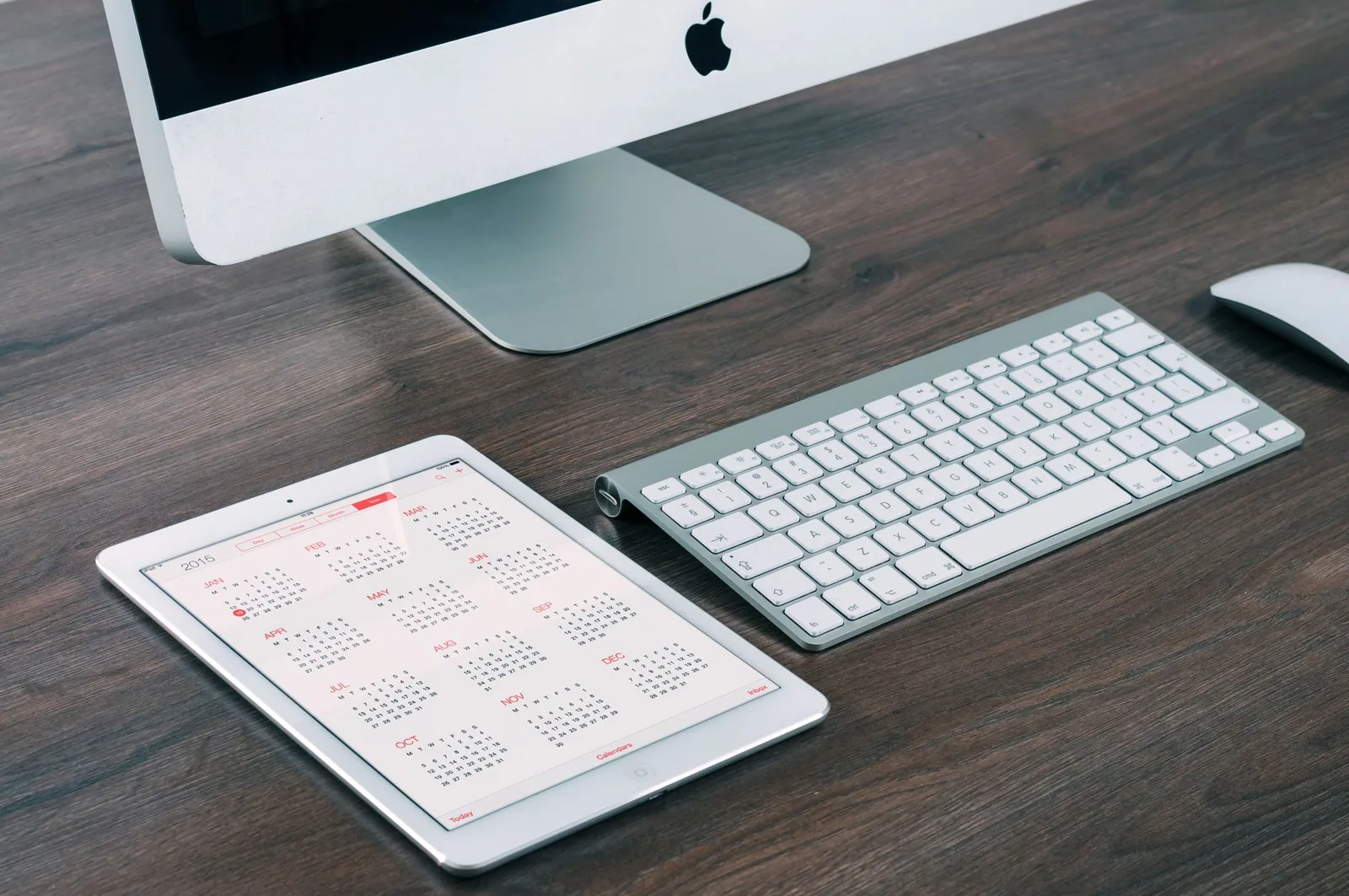 AI scheduling software on a computer screen
