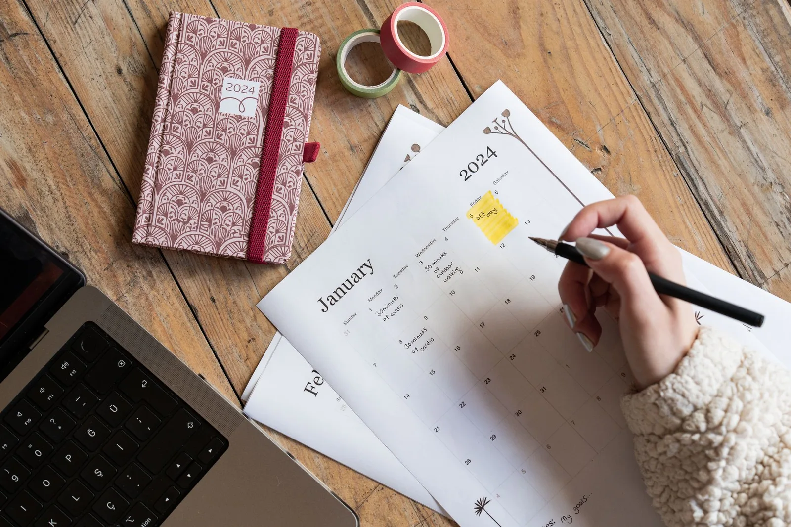 A professional using a mobile app to manage appointments
